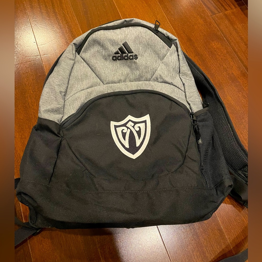 Adidas Gray Sports and School Backpack